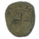 CRUSADER CROSS Authentic Original MEDIEVAL EUROPEAN Coin 2.1g/18mm #AC181.8.E.A - Andere - Europa