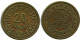20 MILLIMES 1960 TUNISIA Islamic Coin #AH878.U.A - Tunesië