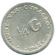 1/4 GULDEN 1944 CURACAO Netherlands SILVER Colonial Coin #NL10544.4.U.A - Curacao