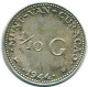 1/10 GULDEN 1944 CURACAO NIEDERLANDE SILBER Koloniale Münze #NL11741.3.D.A - Curacao