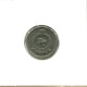 25 CENTS 1963 SRI LANKA Ceylon Münze #AX479.D.A - Andere - Azië