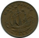 HALF PENNY 1955 UK GBAN BRETAÑA GREAT BRITAIN Moneda #AZ683.E.A - C. 1/2 Penny