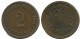 2 PFENNIG 1875 A GERMANY Coin #AD474.9.D.A - 5 Pfennig