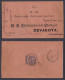 Sri Lanka Ceylon 1912 Used Cover To India, King George V - Sri Lanka (Ceylon) (1948-...)
