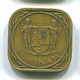 5 CENTS 1966 SURINAM NIEDERLANDE Nickel-Brass Koloniale Münze #S12779.D.A - Suriname 1975 - ...