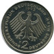 2 DM 1992 F F.J.STRAUS WEST & UNIFIED GERMANY Coin #AZ442.U.A - 2 Marchi