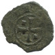 CRUSADER CROSS Authentic Original MEDIEVAL EUROPEAN Coin 0.5g/16mm #AC180.8.D.A - Andere - Europa