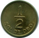 1/2 SOL 1976 PERUANO PERU Moneda #AZ074.E.A - Peru