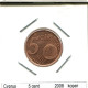 5 CENTS 2008 CYPRUS Coin #AS472.U.A - Zypern