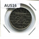 2 1/2 GULDEN 1983 NETHERLANDS Coin #AU516.U.A - 1980-2001 : Beatrix