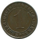1 REICHSPFENNIG 1928 F ALLEMAGNE Pièce GERMANY #AE213.F.A - 1 Rentenpfennig & 1 Reichspfennig