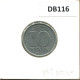 10 PFENNIG 1967 A DDR EAST ALEMANIA Moneda GERMANY #DB116.E.A - 10 Pfennig