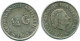 1/4 GULDEN 1965 ANTILLES NÉERLANDAISES ARGENT Colonial Pièce #NL11404.4.F.A - Netherlands Antilles