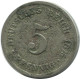 5 PFENNIG 1875 E GERMANY Coin #AE635.U.A - 5 Pfennig
