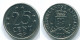 25 CENTS 1971 NIEDERLÄNDISCHE ANTILLEN Nickel Koloniale Münze #S11577.D.A - Antilles Néerlandaises