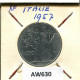 100 LIRE 1957 ITALIA ITALY Moneda #AW630.E.A - 100 Liras