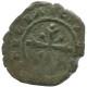 CRUSADER CROSS Authentic Original MEDIEVAL EUROPEAN Coin 0.6g/17mm #AC313.8.D.A - Other - Europe