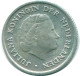 1/10 GULDEN 1957 ANTILLAS NEERLANDESAS PLATA Colonial Moneda #NL12161.3.E.A - Antille Olandesi