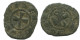 CRUSADER CROSS Authentic Original MEDIEVAL EUROPEAN Coin 0.6g/15mm #AC122.8.E.A - Sonstige – Europa