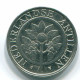 25 CENTS 1990 ANTILLAS NEERLANDESAS Nickel Colonial Moneda #S11261.E.A - Niederländische Antillen