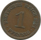 1 PFENNIG 1901 A DEUTSCHLAND Münze GERMANY #AE587.D.A - 1 Pfennig