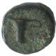 AEOLIS KYME EAGLE SKYPHOS Antike GRIECHISCHE Münze 1.2g/12mm #SAV1376.11.D.A - Grecques
