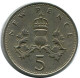 5 NEW PENCE 1969 UK GRANDE-BRETAGNE GREAT BRITAIN Pièce #AZ011.F.A - Other & Unclassified