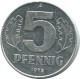 5 PFENNIG 1975 A DDR EAST DEUTSCHLAND Münze GERMANY #AE013.D.A - 5 Pfennig