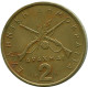 2 DRACHMES 1976 GRÈCE GREECE Pièce #AW713.F.A - Grèce
