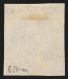 N°41B, Cérès Bordeaux 4c Gris, Report 2, Oblitéré, Signé A.BRUN - TB - 1870 Bordeaux Printing