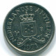 10 CENTS 1971 NETHERLANDS ANTILLES Nickel Colonial Coin #S13403.U.A - Netherlands Antilles