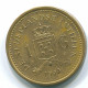 1 GULDEN 1990 NIEDERLÄNDISCHE ANTILLEN Aureate Steel Koloniale Münze #S12114.D.A - Niederländische Antillen