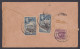 Sri Lanka Ceylon 1938 Used Cover To Singapore, King George V, King George VI Stamps, Colombo Harbour - Sri Lanka (Ceylan) (1948-...)