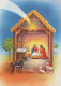Jungfrau Maria Madonna Jesuskind Weihnachten Religion Vintage Ansichtskarte Postkarte CPSM #PBB891.A - Virgen Mary & Madonnas