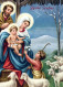 Virgen María Virgen Niño JESÚS Navidad Religión Vintage Tarjeta Postal CPSM #PBB718.A - Vierge Marie & Madones