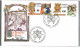 Delcampe - 80179   21  Enveloppes Des Voyages  Du  Pape  JEAN  PAUL II - Cartas & Documentos
