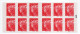 - FRANCE Carnet 12 Timbres Prioritaires Marianne De Beaujard - L'ART GRAVÉ SUR VÉLIN D'ARCHES - VALEUR FACIALE 17,16 € - - Modern : 1959-…