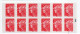 - FRANCE Carnet 12 Timbres Prioritaires Marianne De Beaujard - Les Timbres Gommés... - VALEUR FACIALE 17,16 € - - Modern : 1959-…