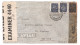 Portugal, 1943, # 625, Lisboa-New York, Censura - Brieven En Documenten