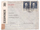 Portugal, 1940, # 606, Lisboa-Halifax, Censura - Lettres & Documents