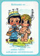 NIÑOS HUMOR Vintage Tarjeta Postal CPSM #PBV432.ES - Humorous Cards