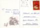 PAPÁ NOEL NAVIDAD Fiesta Vintage Tarjeta Postal CPSM #PAK951.ES - Santa Claus
