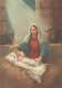 Virgen Mary Madonna Baby JESUS Christmas Religion Vintage Postcard CPSM #PBP955.GB - Jungfräuliche Marie Und Madona