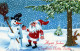 SANTA CLAUS CHRISTMAS Holidays Vintage Postcard CPSMPF #PAJ492.GB - Santa Claus