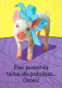 MAIALE Animale Vintage Cartolina CPSM #PBR777.IT - Pigs