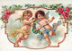 ANGELO Buon Anno Natale Vintage Cartolina CPSM #PAS731.IT - Angels