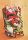 BABBO NATALE Natale Vintage Cartolina CPSM #PAK677.IT - Santa Claus