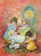 ANGELO Buon Anno Natale Vintage Cartolina CPSM #PAH355.IT - Angels