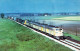 TRENO TRASPORTO FERROVIARIO Vintage Cartolina CPSMF #PAA650.IT - Treni