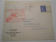 France Poste Aerienne , Lettre De Paris 1939 Pour Sauveterre-de-bearn , 1 Ere Liaison Aerienne De Nuit - 1927-1959 Brieven & Documenten